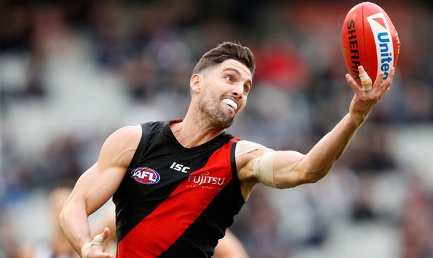 Myers_webhero.jpg David Myers says a club review after the side's finals exit may see Essendon break its September drought